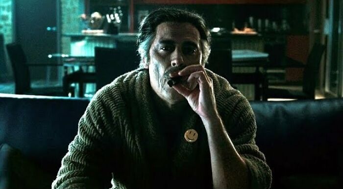 Edward smoking a cigar 