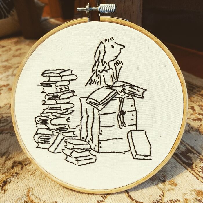 Matilda - Thinking Of Making A Series Of Classic Line Drawing Book Covers