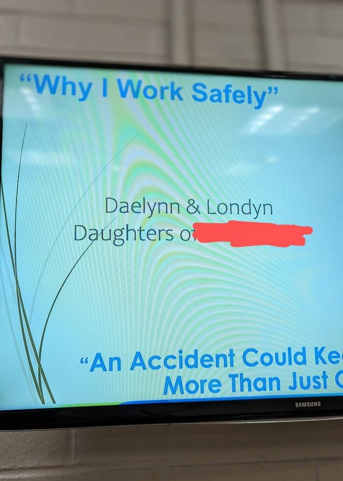 See In The Safety Section Of Where I Work