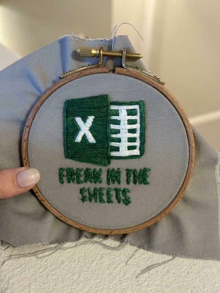 Lettering Help! Can You Distinguish What This Says? Gift For A Friend But I’m Having Second Thoughts About Using Split Stitch For The Words…