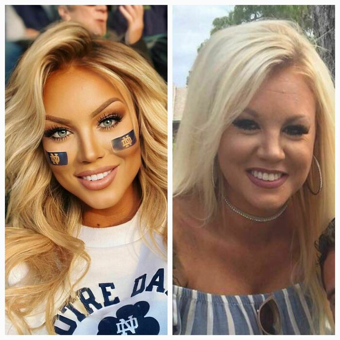 A Little Bold Glamour At The Game