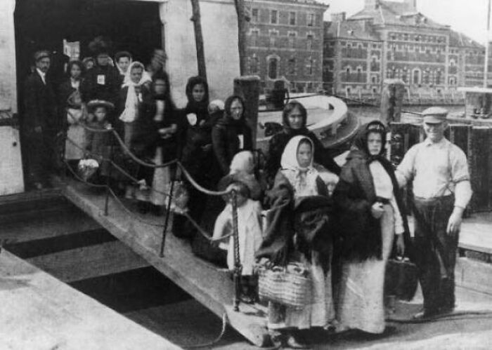 The Opening Of Ellis Island In 1892