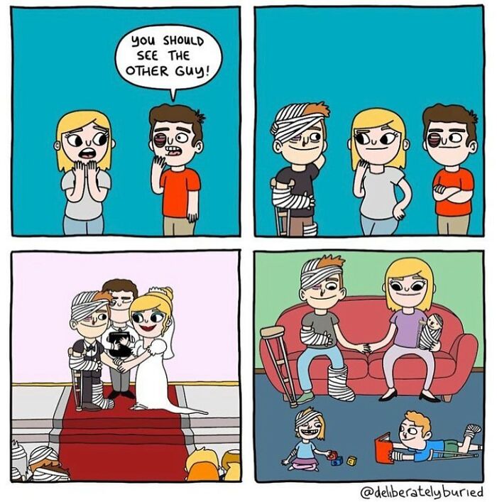 New Dark Humor Stories From ‘Deliberately Buried Comics’