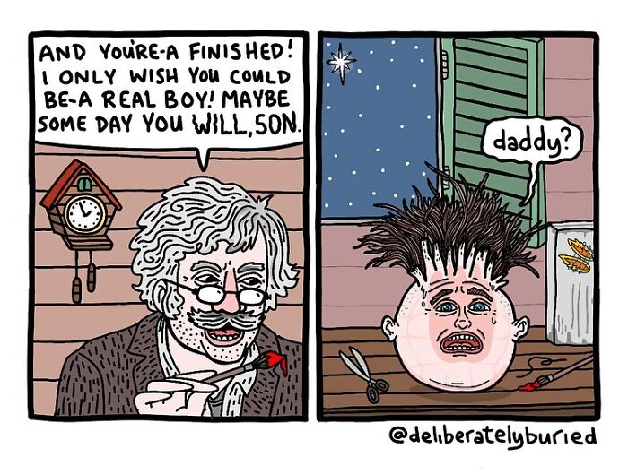 New Dark Humor Stories From ‘Deliberately Buried Comics’