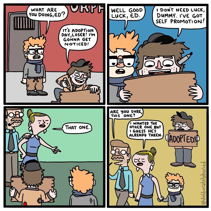 New Dark Humor Stories From ‘Deliberately Buried Comics’