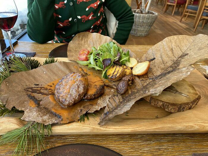 Hamburger In A Forest