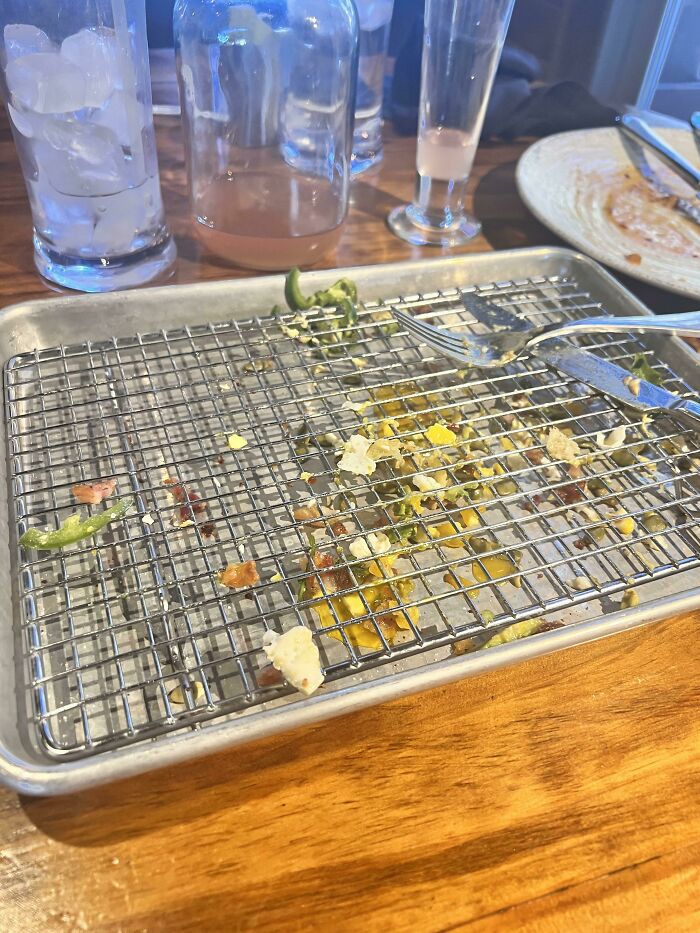 I Was Served On An Oven Rack