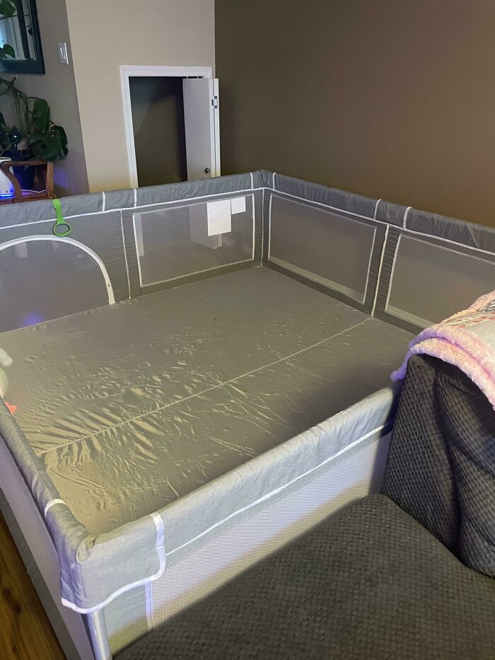 My Absolute Unit Of A Baby Playpen (Ordered The Wrong Size - Didn’t Know They Came In Wrestlemania Size!)