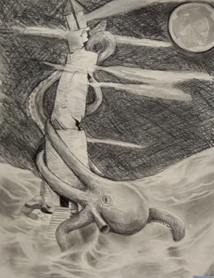 My Sketch Of A Kraken :d