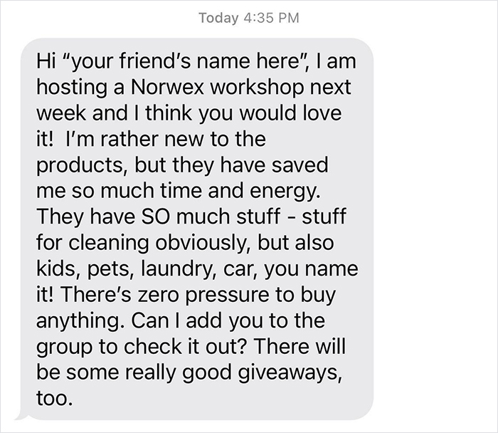 Just Got This Text From A “Friend”