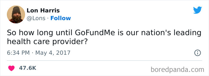 If Non-Americans Wanna Know How Bad America Is, Just Look At How Many Gofundmes Are For Medical Reasons