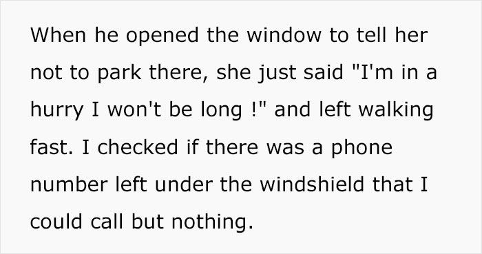 This Woman&rsquo;s Idea Of Stealing Someone&rsquo;s Parking Spot Backfires As The Owner Just Blocks Her Car, Making Her Wait For Almost 2 Hours