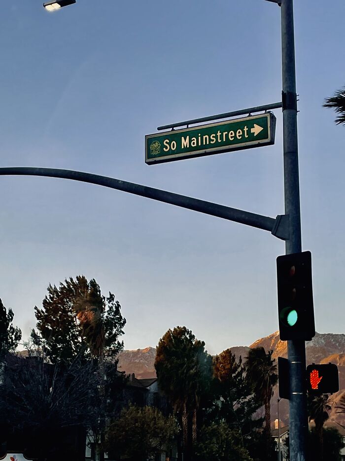 This (Quite Aesthetic Picture Of A) Street Sign I Thought Was Funny