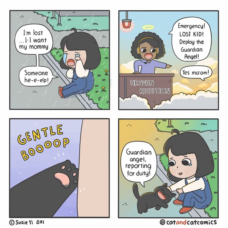 Artist Illustrates Hilarious Comics About The Lives Of Cats