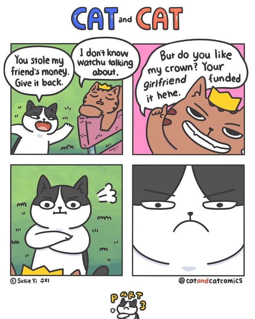 Artist Illustrates Hilarious Comics About The Lives Of Cats