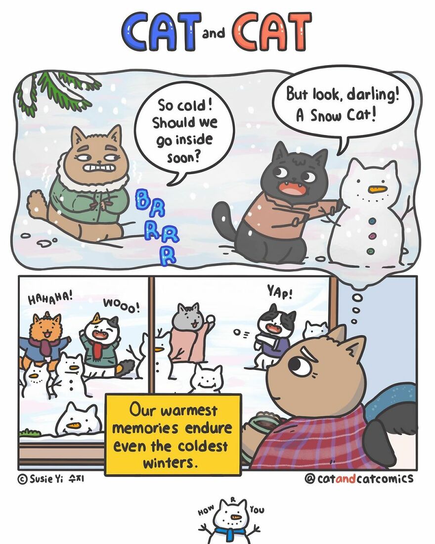 Artist Illustrates Hilarious Comics About The Lives Of Cats