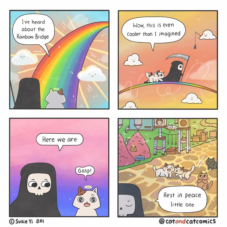 Artist Illustrates Hilarious Comics About The Lives Of Cats