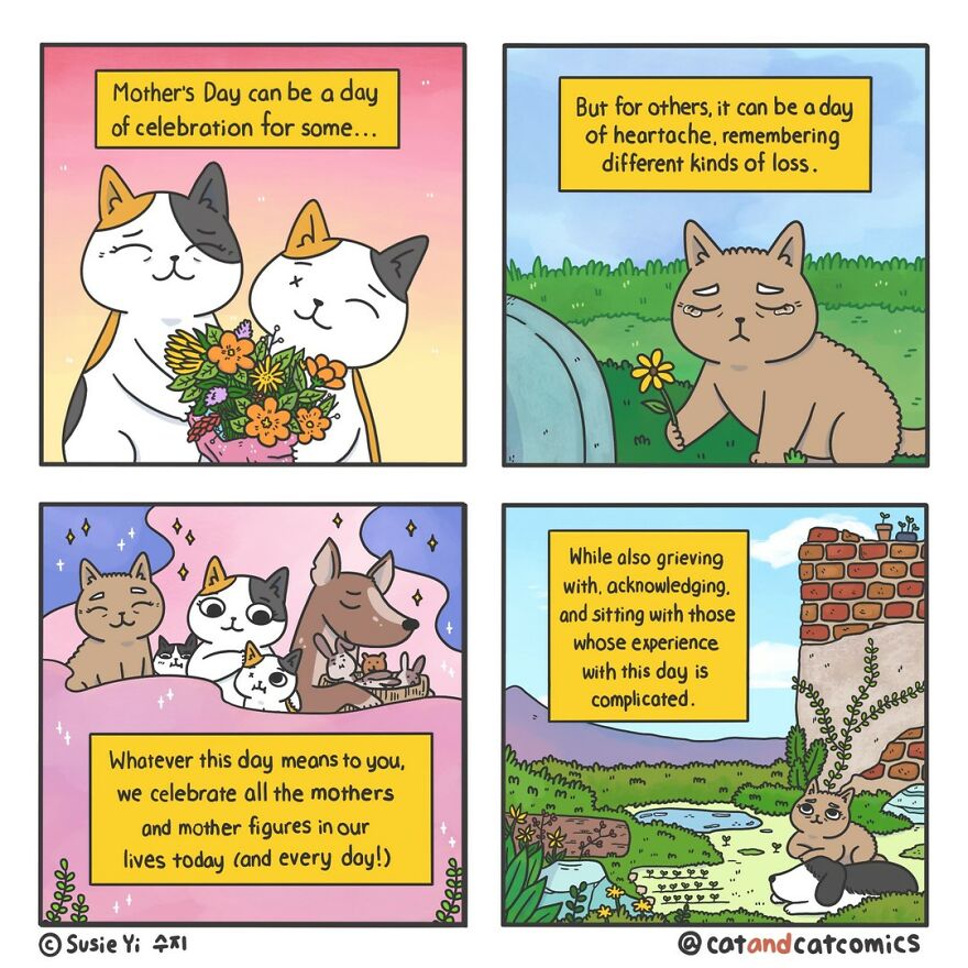 Artist Illustrates Hilarious Comics About The Lives Of Cats