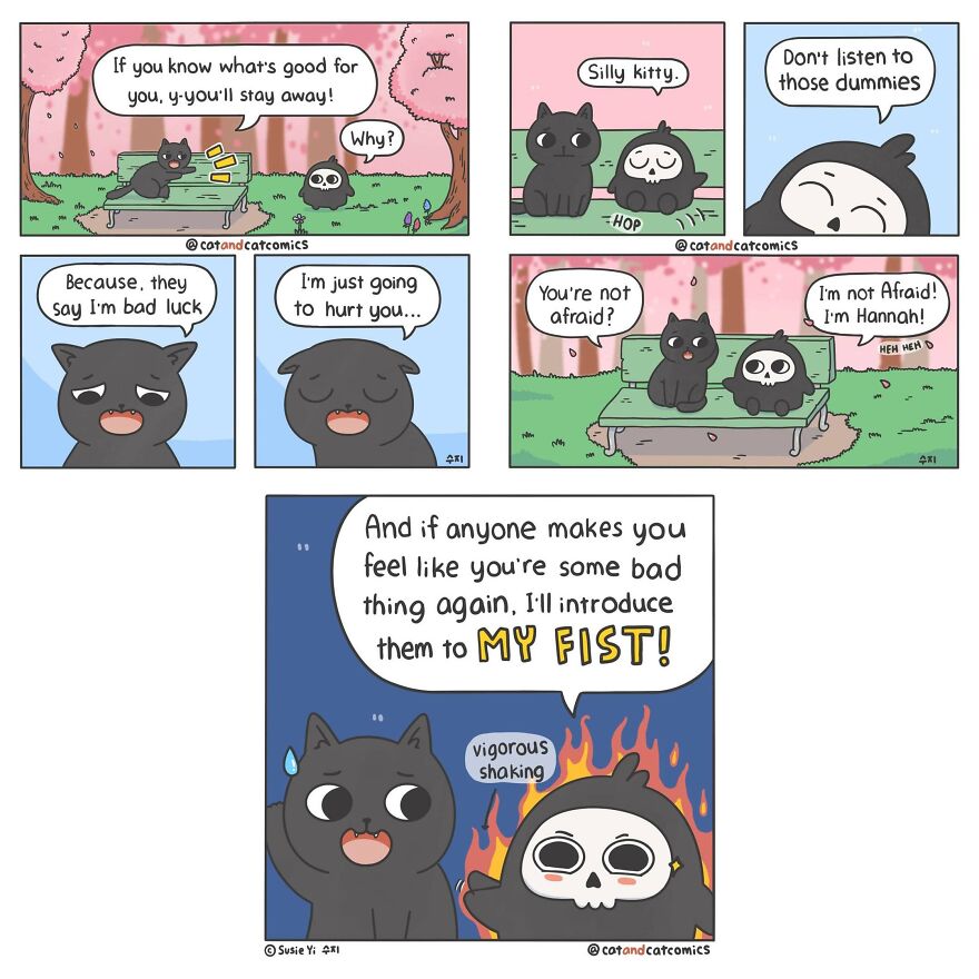 Artist Illustrates Hilarious Comics About The Lives Of Cats