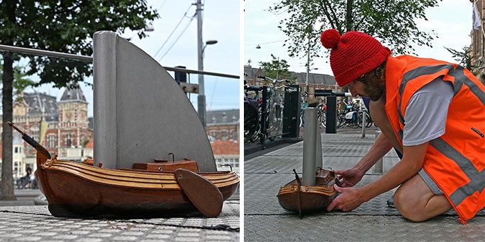 Artist Weekly Surprises Residents On The Streets Of Amsterdam With His Art