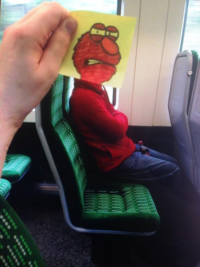 Illustrator Finds A Creative Way To Spend Time On A Train