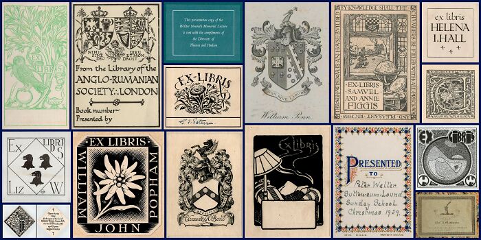 Bookplates Or Presentation Plates