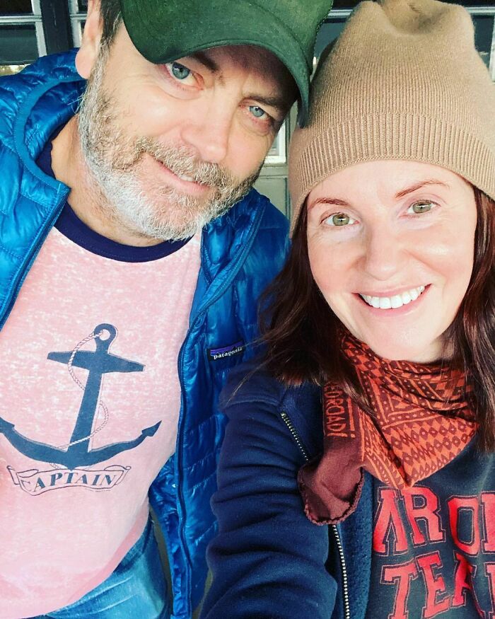 Nick Offerman And Megan Mullally