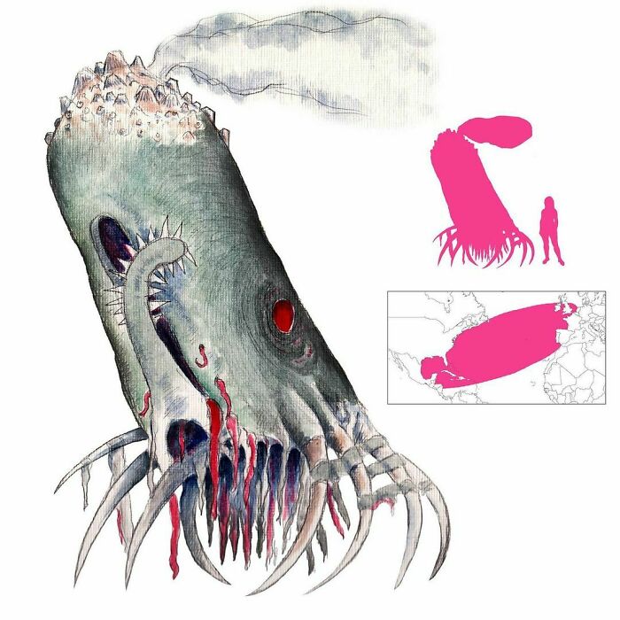 Wherever There Is The Sea, There Is Davy Jones, The Demon Of The Deep, The Keeper Of Drowned Souls. He Takes On Many Forms; This One Was Inspired By The Rotted, Deformed Carcass Of A Sperm Whale