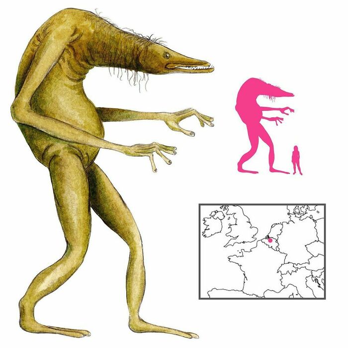 The Lange Wapper Is A Long-Legged Shapeshifting Giant Who Haunts The Waterways Of Antwerp. He Loves To Play All Kinds Of Macabre And Cruel Tricks On People