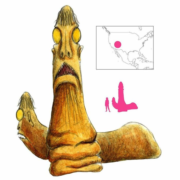 The Binaye Ahani Or “Eye Killers” Were Among The Anaye, The Alien Gods That Plagued The Navajo. They Were Limbless And Could Kill People With Lightning From Their Eyes. They Were Slain By Nayenezgani