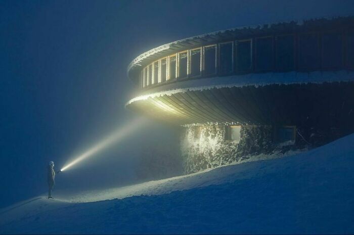 High Altitude Meteorological Observatory. . . Border Poland / Czech Republic