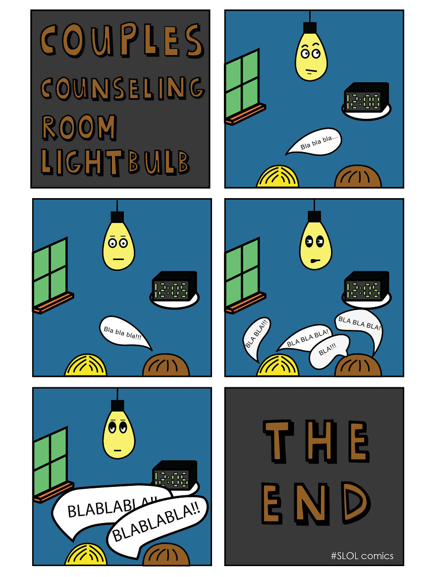 I Create Comics Form A Perspective Of A Lightbulb