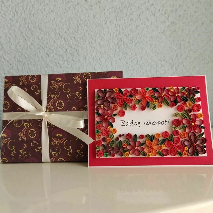 Mother's Day paper postcard 