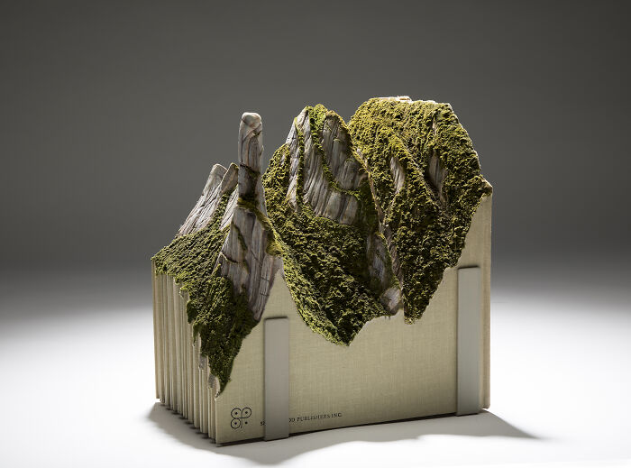 Carved Book Landscapes By Guy Laramee