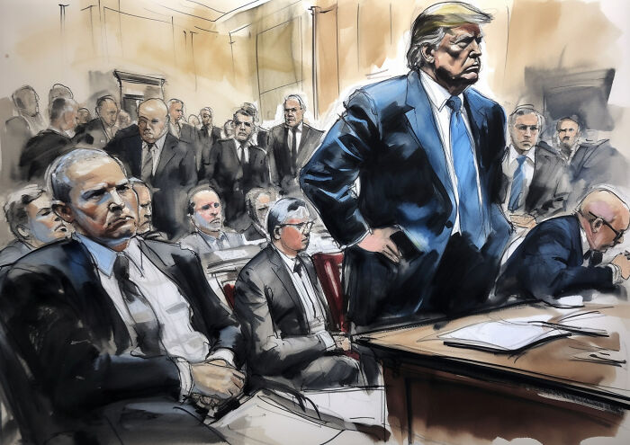 With The Help Of Ai, I Looked Into The Future Where Donald Trump Is Standing Trial For Crimes That He Committed (11 Pics)