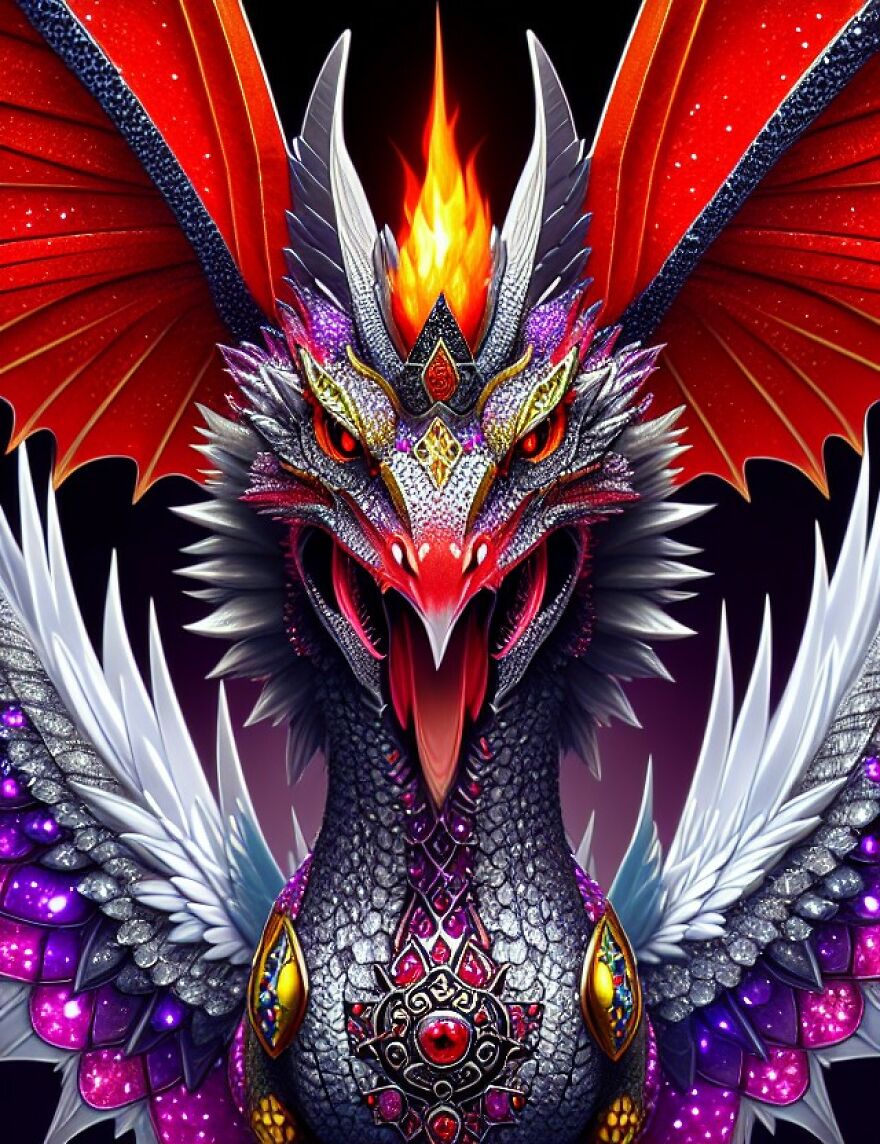 I Made These Dragons With Ai
