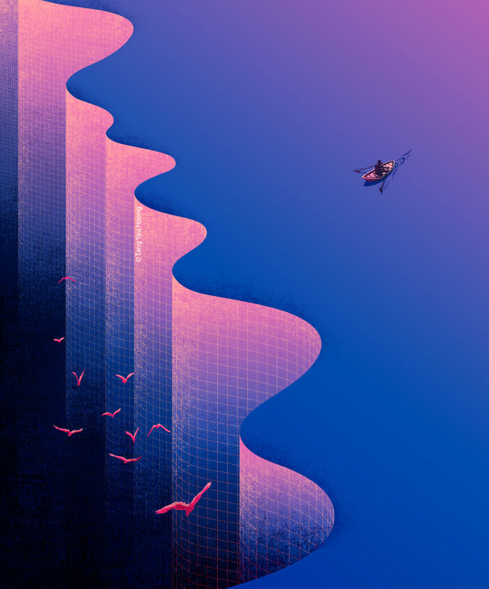 Negative Space Art By Tang Yau Hoong