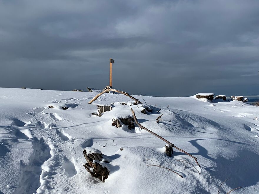 Sun And Storm At Summit