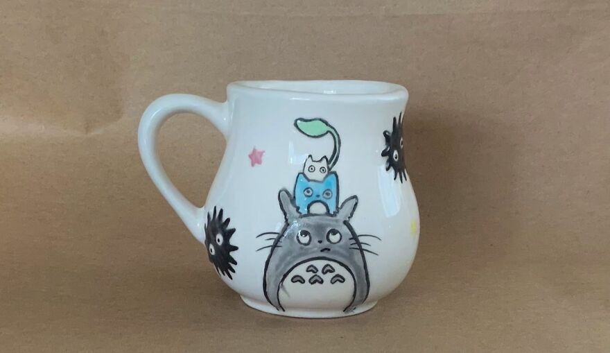 Here Are Some Ghibli Mugs That I Made (10 Pics)