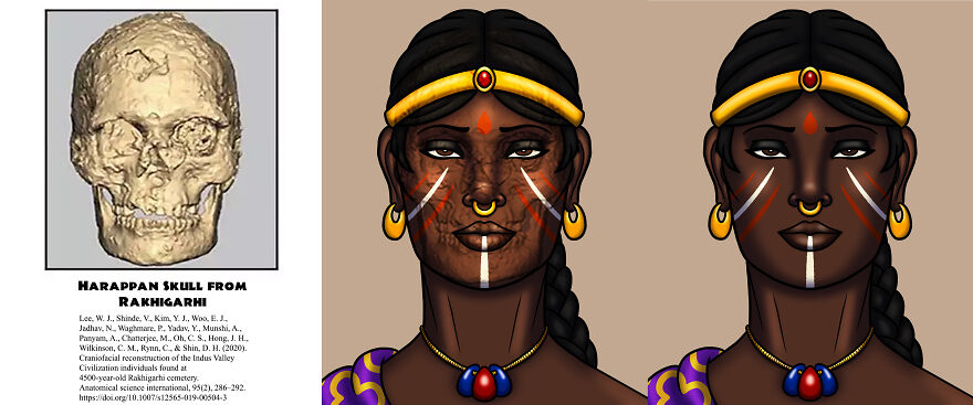 A Harappan Woman From The Bronze Age Of South Asia, C. 2,600 Years Ago