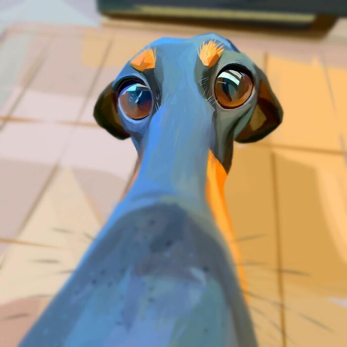 Have Fun With The Fabulous Portraits Of Albeniz Rodriguez, The Artist Who Shows The Happy Side Of Animals (41 Pics)