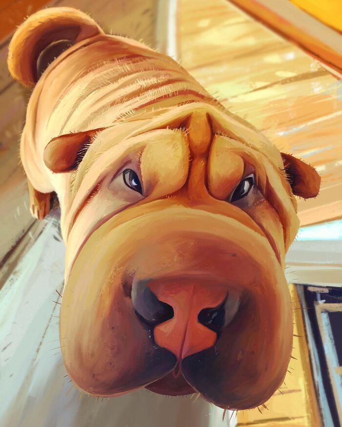 Have Fun With The Fabulous Portraits Of Albeniz Rodriguez, The Artist Who Shows The Happy Side Of Animals (41 Pics)