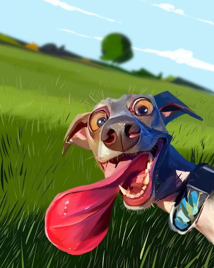 Have Fun With The Fabulous Portraits Of Albeniz Rodriguez, The Artist Who Shows The Happy Side Of Animals (41 Pics)