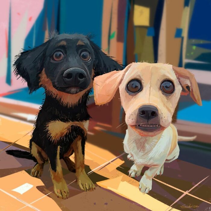 Have Fun With The Fabulous Portraits Of Albeniz Rodriguez, The Artist Who Shows The Happy Side Of Animals (41 Pics)