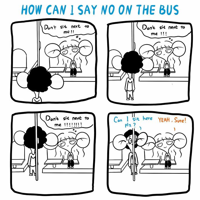 I Want To Say, "No, There’s Another Person Sitting Here, You Just Can’t See Them"