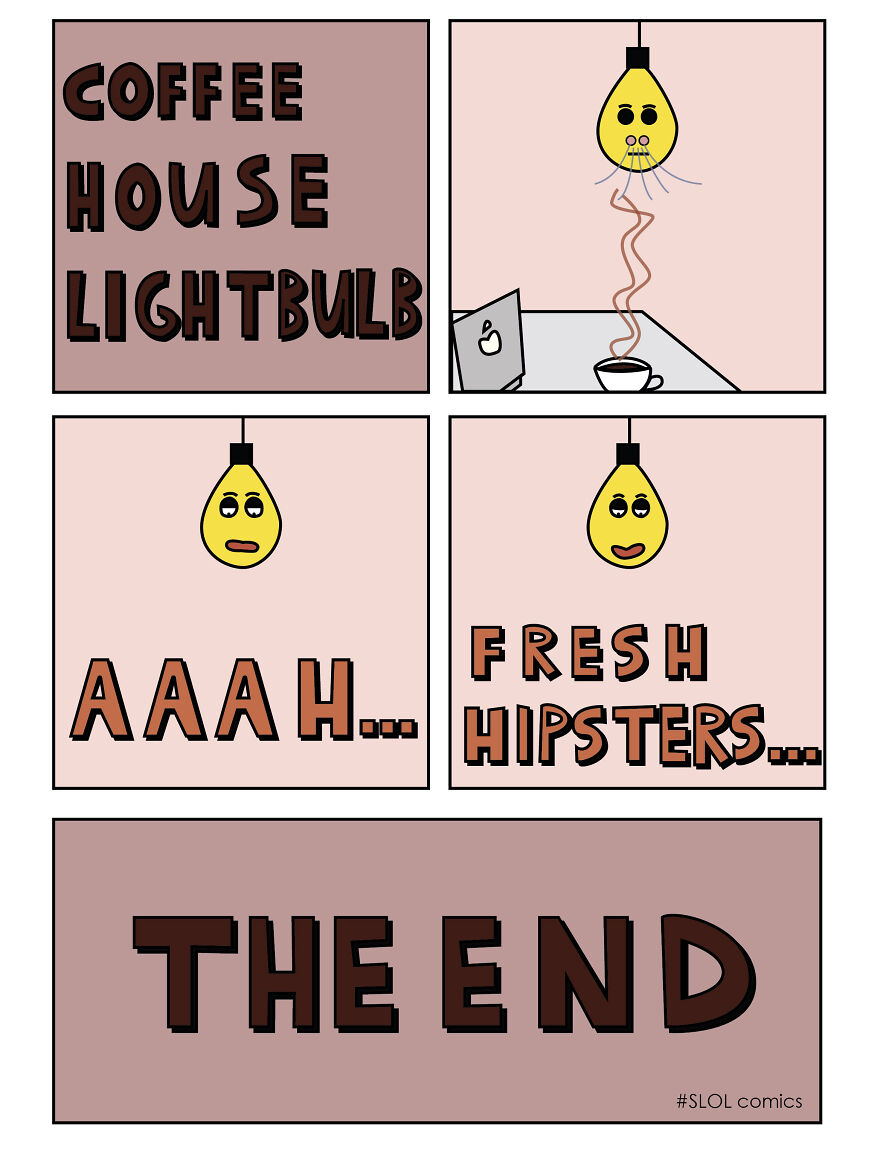 I Create Comics Form A Perspective Of A Lightbulb