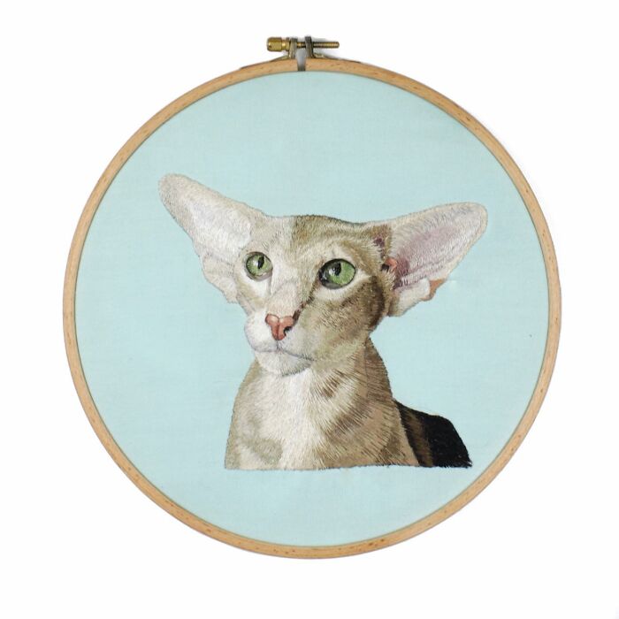 I Made Realistic Embroidered Pet Portraits
