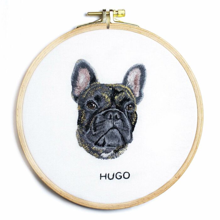 I Made Realistic Embroidered Pet Portraits