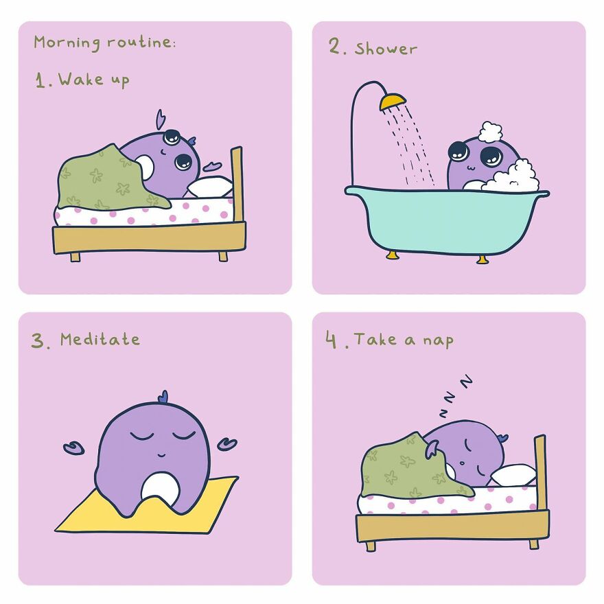 Bibs' Morning Routine