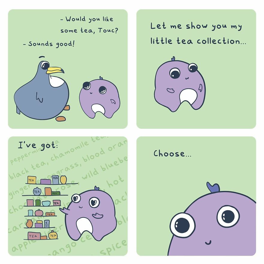 Bibs Does Indeed Like Tea!